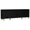 Coaster Fine Furniture 720263 Arini - Rattan Cane 2-Door TV Stand Media Console - Black