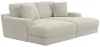 Jackson Furniture Industries 3445/15/16-11 Cozy - 2 Piece Double Wide Chaise With USB Charging Ports - Pearl
