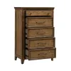 Liberty Furniture 930-BR41 Carolina Park - 5 Drawer Chest - Amber Brown