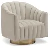 Ashley Furniture A3000241 Penzlin - Swivel Accent Chair - Pearl