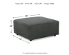 Ashley Furniture 2900308 Ashley Furniture 2900308 Edenfield - Oversized Accent Ottoman - Charcoal