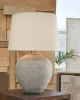 Ashley Furniture L235694 Dreward - Paper Table Lamp - Distressed Gray