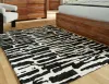 Ashley Furniture R406762 Bramshaw - 5' x 7' Rug - Black / Ivory