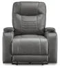 Ashley Furniture 1610213 Ashley Furniture 1610213 Schooner Rocks - Power Recliner / Adj Headrest - Slate