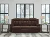 Ashley Furniture PC2140699 Free Wake - Reclining Power Sofa With Drop Down Table - Chocolate