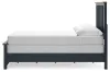 Ashley Furniture B414B3 Ashley Furniture B414B3 Landocken - Full Panel Bed - Brown / Blue