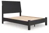 Ashley Furniture B1013B25 Danziar - Full Panel Bed With Low Footboard - Black