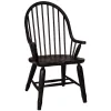 Liberty Furniture 17-C4051 Liberty Furniture 17-C4051 Treasures - Bow Back Arm Chair - Black