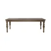 Liberty Furniture 615-T4290 Americana Farmhouse - Wood Rectangular Leg Table - Dusty Taupe