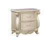 New Classic B992-040M Monique - Nightstand With Marble Top - Champagne