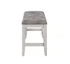 New Classic D7522-26 Richland - Counter Height Bench - White
