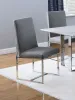 CoasterElevations 107143 Mackinnon - Upholstered Dining Side Chair (Set of 2) - Gray