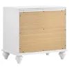 CoasterEveryday 205892 Barzini - 2-Drawer Nightstand - White