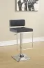 CoasterEssence 100195 Alameda - Adjustable Bar Stool - Chrome And Gray