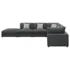 CoasterEssence 551324-SET Serene - 6 Piece Upholstered Modular Sectional Sofa - Charcoal