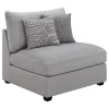 CoasterElevations 551511-S5A Cambria - Upholstered 5 Piece Modular Sectional Sofa - Gray