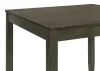 Coaster Fine Furniture 150410 Parkwood - 5 Piece Square Dining Table Set - Charcoal