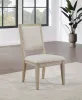 Coaster Fine Furniture 123122 Trofello - Cushioned Dining Side Chair (Set of 2) - White Washed