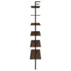 Coaster Fine Furniture 980072 Owens - 6-Shelf Wall Bookshelf - Walnut