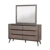 Furniture of America CM7386GY-M Lennart - Rectangular Mirror - Gray