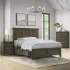 Intercon SM-BR-8865QS-GRY-C Intercon SM-BR-8865QS-GRY-C San Mateo - Queen Storage Bed - Gray