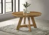 Coaster Fine Furniture 109150 Danvers - Round Wood Dining Table - Brown Oak