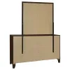 Coaster Fine Furniture 223443M Welsley - 6-Drawer Dresser And Mirror - Walnut