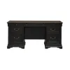 Liberty Furniture 532-HO-JEC Meritage - Jr Executive Credenza - Aged Charcoal