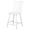 Coaster Fine Furniture 122509WHT Andrews - Windsor Counter Height Dining Side Chair (Set of 2) - White