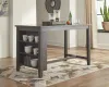 Ashley Furniture D388-13 Caitbrook - Rectangular Dining Room Counter Table - Gray