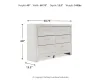 Ashley Furniture B2640-31 Altyra - Six Drawer Dresser - White