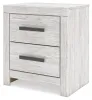 Ashley Furniture B3788-92 Cayboni - Two Drawer Night Stand - Whitewash