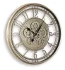 Ashley Furniture A8010386 Gilover - Wall Clock - Champagne Finish