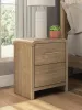 Ashley Furniture PCB1121-92 Gramburg - Two Drawer Night Stand - Warm Natural Brown