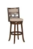 New Classic S1701-BS-CHY New Classic S1701-BS-CHY Gia - Swivel Barstool - Cherry / Brown - Fabric