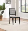 Coaster Fine Furniture 121222 Elodie - Wood Dining Side Chair (Set of 2) - Gray And Black
