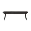 CoasterEssence 110653 Misty - Leather Upholstered Dining Bench - Antique Espresso