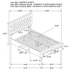 CoasterEssence 305877F Soledad - Upholstered Full Storage Panel Bed - Gray