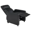 CoasterEveryday 600181-S4A Toohey - 7 Piece 4-Seater Upholstered Tufted Recliner Living Room Set - Black