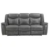CoasterEveryday 650354 Conrad - Upholstered Padded Arm Motion Sofa - Gray