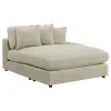 Coaster Fine Furniture 509899 Blaine - Reversible Upholstered Chaise Sectional Sofa - Sand