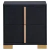 Coaster Fine Furniture 222831F-S5 Marceline - 5 Piece Full Bedroom Set - Black