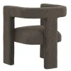Coaster Fine Furniture 902880 Petra - Boucle Upholstered Accent Side Chair - Chocolate Brown