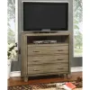 Furniture of America CM7068GY-TV Enrico - Media Chest - Gray