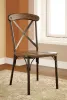 Furniture of America CM3827SC-2PK Crosby - Side Chair (Set of 2) - Natural Elm / Bronze