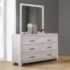 New Classic 00-3314-DM New Classic 00-3314-DM Biscayne  - Dresser & Mirror - Driftwood