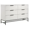Coaster Fine Furniture 224861KW-S5 Sonora - 5 Piece California King Bedroom Set - White