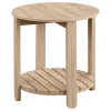 Coaster Fine Furniture 710287 Fowler - 1-Shelf Round Engineered Wood Side End Table - Natural