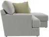 Jackson Furniture Industries 2340/46/76-28 Stockbridge - 2 Piece Sofa Chaise With Comfort Coil Seating And 6 Accent Pillows Included (Right Side Facing Chaise) - Slate