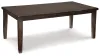 Ashley Furniture D596-35 Haddigan - Rectangular Dining Room Extension Table - Dark Brown